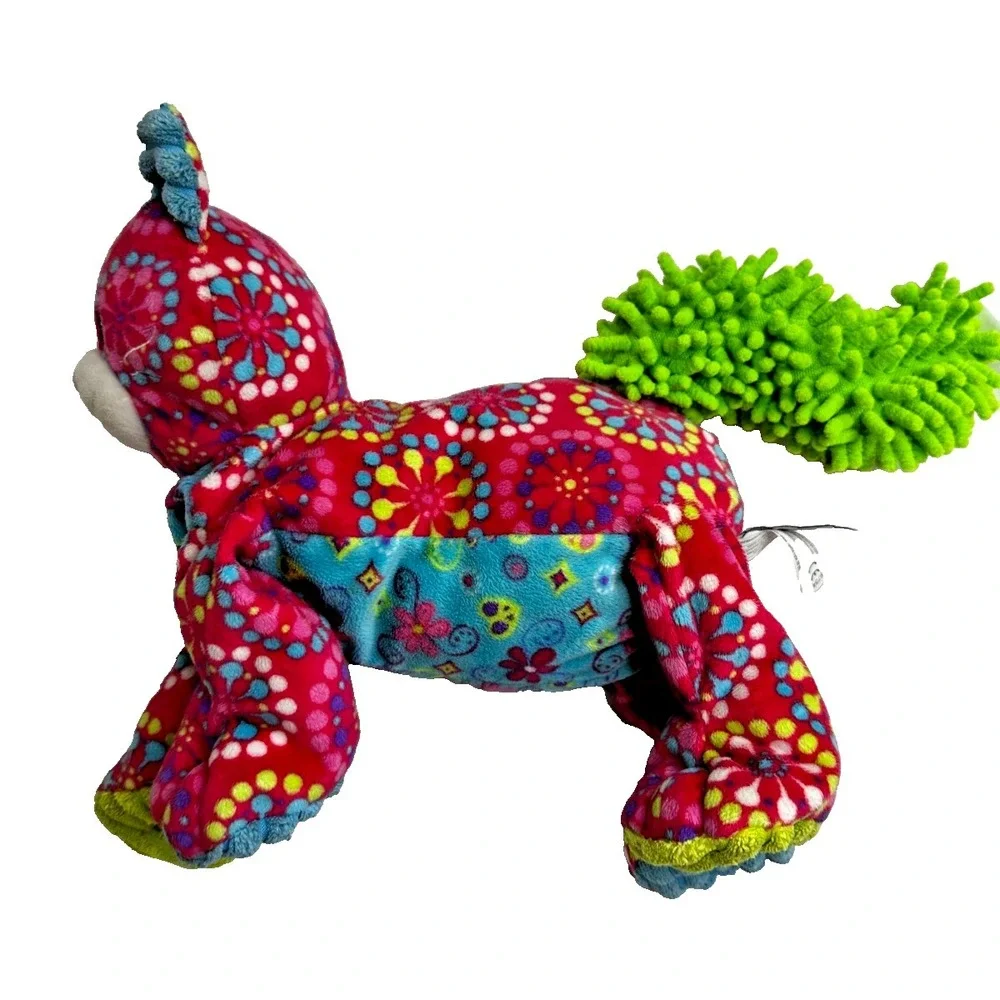 Mary Meyer Kitty Cat Print Pizzazz Raspberry Plush 10